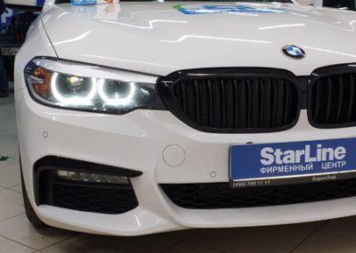 BMW 5 серии — установка автосигнализации StarLine S66 BT GSM