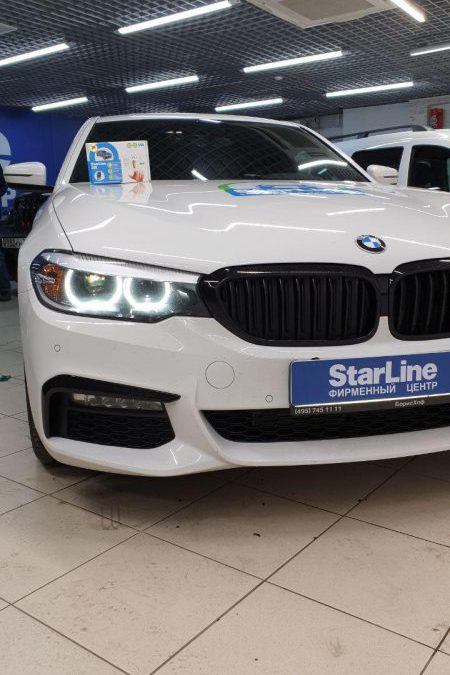 BMW 5 серии — установка автосигнализации StarLine S66 BT GSM