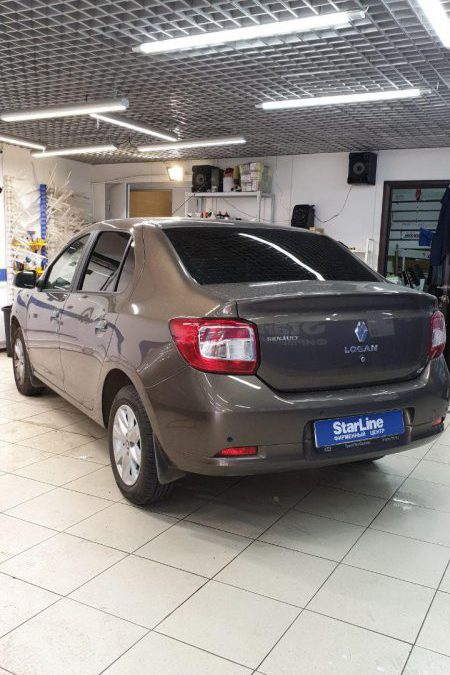 Renault Logan — тонировка пленкой Shadow Guard 95%