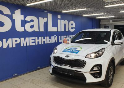 Kia Sportage — установка автосигнализации StarLine A93