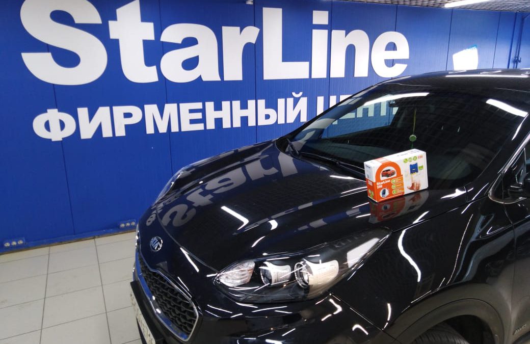 Kia Sportage — установка охранного комплекса StarLine S96 2can 2lin с GSM и GPS модулями