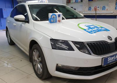 Skoda Octavia — установка автосигнализации StarLine A63 GSM