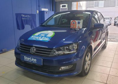 VW Polo — автосигнализация StarLine A93 с сертифицированной установкой