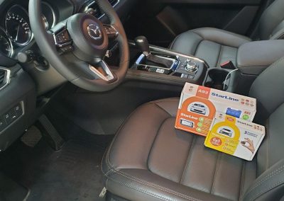 Автосигнализация StarLine A93 + GSM блок с установкой на автомобиль Mazda CX5 с сохранением гарантии дилера