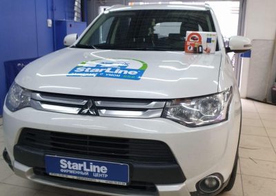 StarLine S96 — автосигнализация с сертифицированной установкой на автомобиль Mitsubishi Outlander