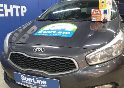 Автосигнализация StarLine A93 Eco 2Can 2Lin с установкой на автомобиль Kia Ceed