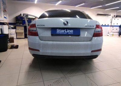 Установка сигнализации StarLine S96 на автомобиль Skoda Octavia