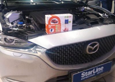 Установка автосигнализации StarLine S96 на автомобиль Mazda 6 с блокировкой радио каналов