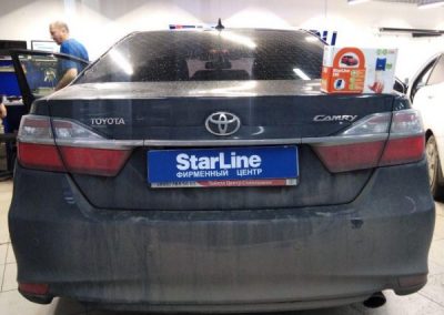 Автосигнализация StarLine S96 с профессиональной установкой на автомобиль Toyota Camry