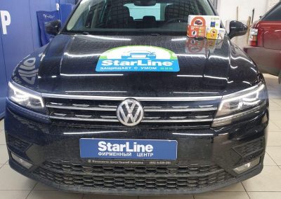 VW Tiguan 2 — установка сигнализации StarLine S96 вместе с GPS модулем