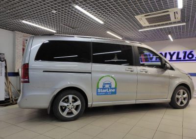 Установка охранно-мониторинговой системы StarLine M22 на Mercedes-Benz V-klasse 220 CDI