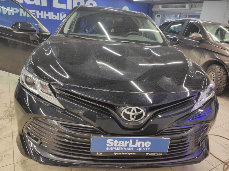 Дооснащение автосигнализации StarLine E96 GSM и GPS модулем для автомобиля Toyota Camry