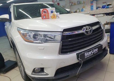 Toyota Highlander — установка автосигнализации StarLine S96 и модуля GPS