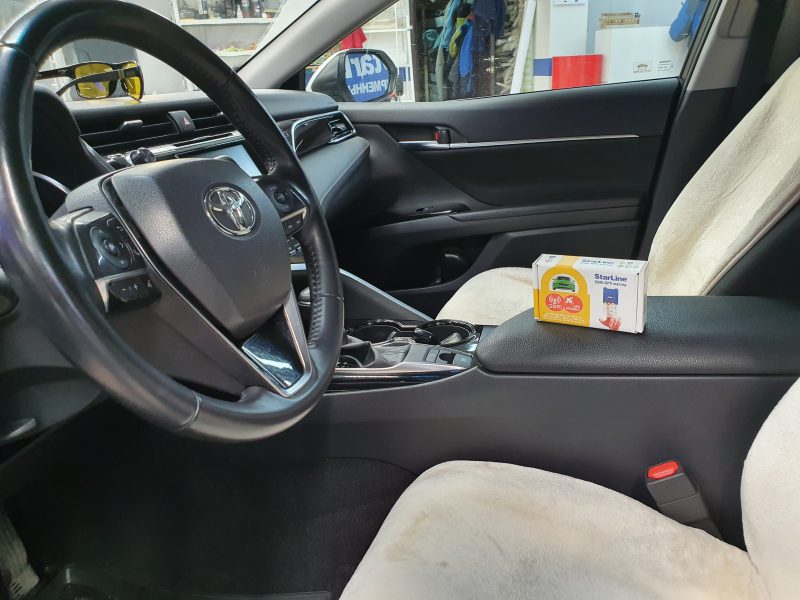 Toyota Camry — дооснащение автосигнализации StarLine модулями GSM и GPS