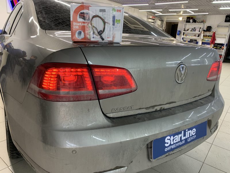 Volkswagen Passat — автосигнализация StarLine S96 с установкой