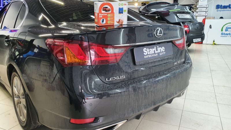 Lexus GS350 — установка охранного комплекта StarLine S96