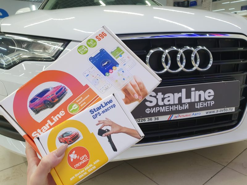 Установка StarLine S96 и GPS модуля на автомобиль Audi A6