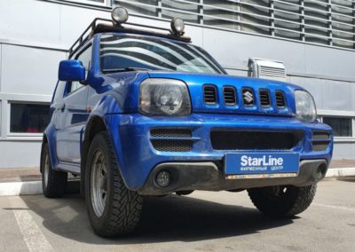 Suzuki Jimny — установка автосигнализации StarLine A93 и GSM модуля