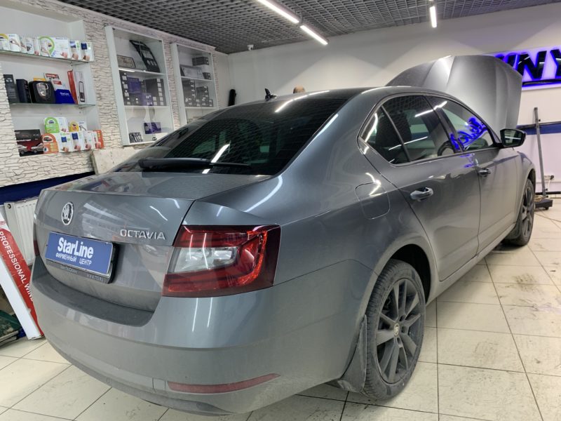 Skoda Octavia — установка автосигнализации с сохранением второго ключа на автомобили концерна VAG