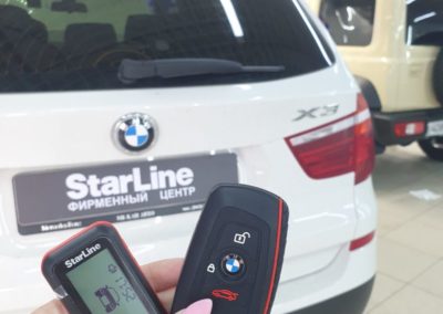 BMW X3 — установка автосигнализации StarLine E96 с GPS и GSM модулями