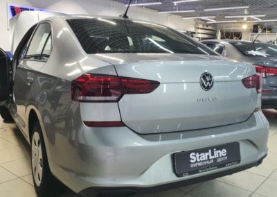 Новый Volkswagen Polo — установка автосигнализации StarLine A93 и защитной сетки