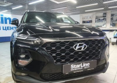 Установка автосигнализации StarLine S96 на автомобиль Hyundai Solaris