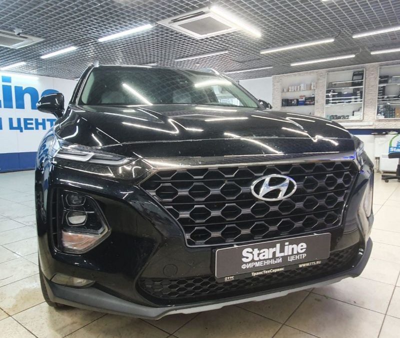 Установка автосигнализации StarLine S96 на автомобиль Hyundai Solaris