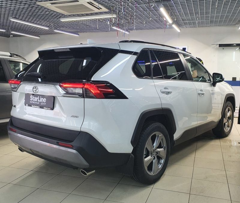 Установка на автомобиль Toyota Rav 4 автосигнализации StarLine S96