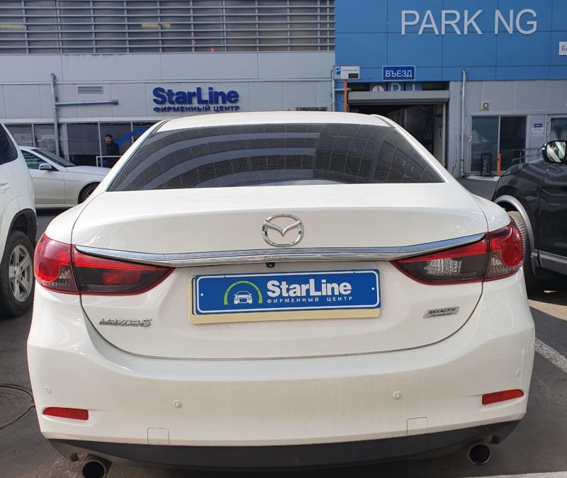 Сертифицированная установка автосигнализации StarLine S96 V2.0 на автомобиль Mazda 6