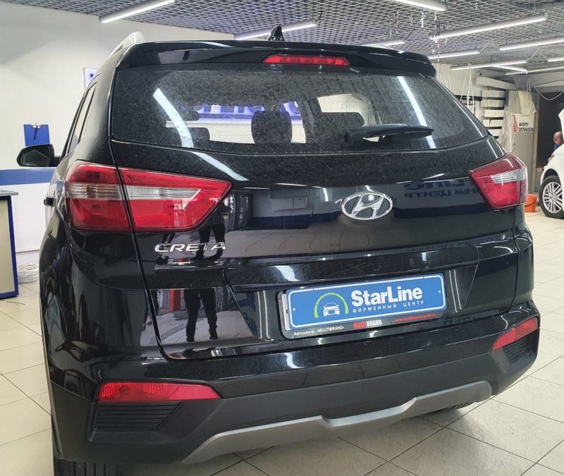 Установили на Hyundai Creta автосигнализацию StarLine S96 v2