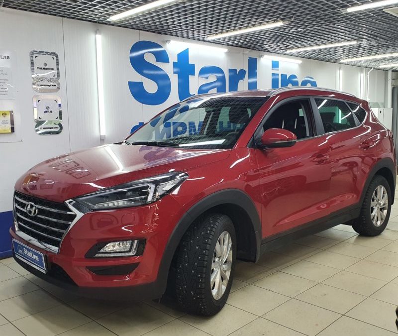 Установка StarLine S96 V2 на автомобиль Hyundai Tucson