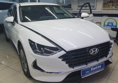 Новая Hyundai Sonata — установили автосигнализацию 6 поколения StarLine S96 V2