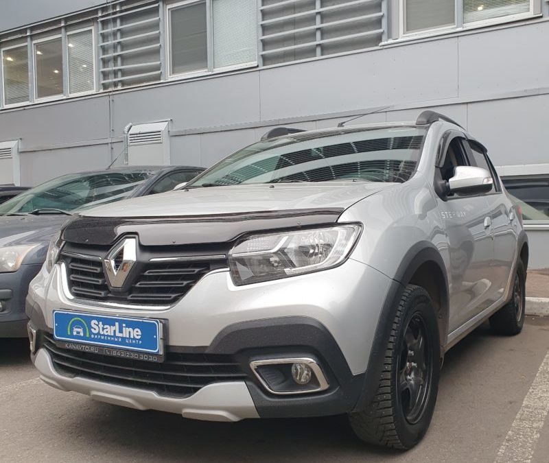 На Renault Logan установили StarLine E96 и настроили функцию открытия багажника с кнопки