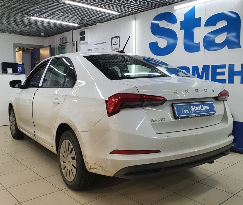 StarLine S96 v2 — установили на автомобиль Skoda Rapid