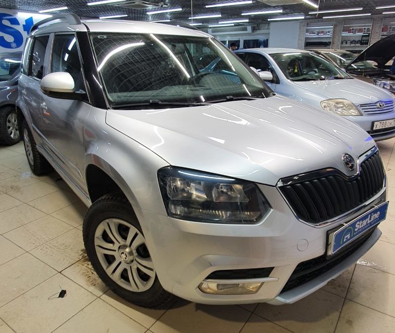 Skoda Yeti — автосигнализация StarLine A93 с установкой