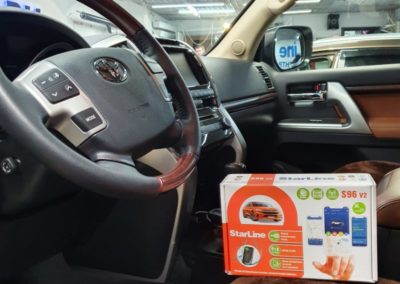Установка StarLine S96 GSM GPS на автомобиль Toyota Land Cruiser