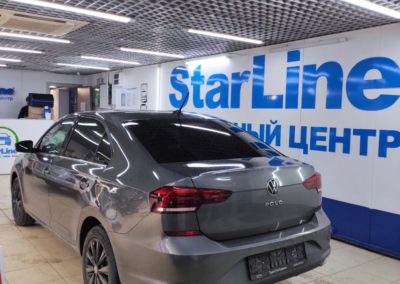 Установили автосигнализацию StarLine A93 на новый автомобиль VW Polo
