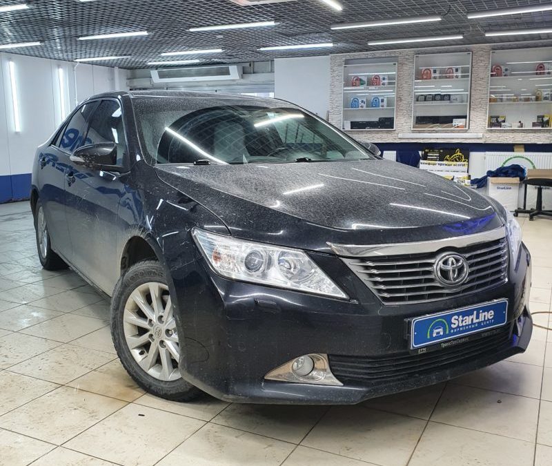 На Toyota Camry установили автосигнализацию 6 поколения StarLine S96