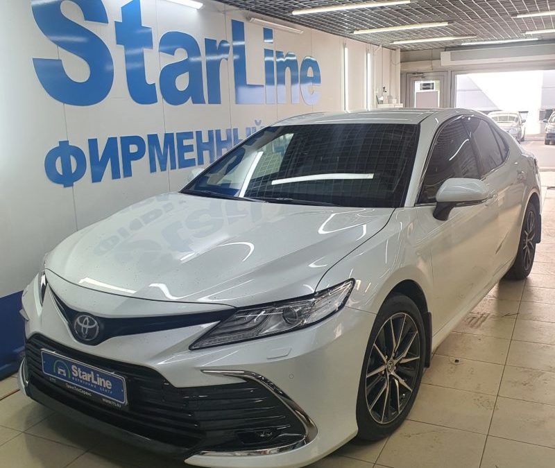 На автомобиль Toyota Camry установили охранный комплекс StarLine S96