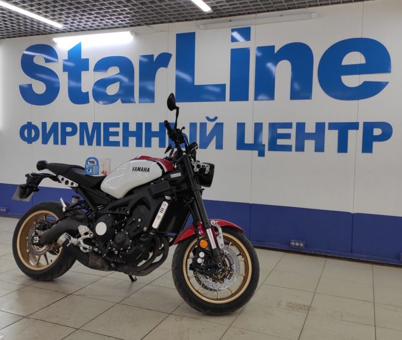 На мотоцикл Yamaha установили автосигнализацию StarLine V67