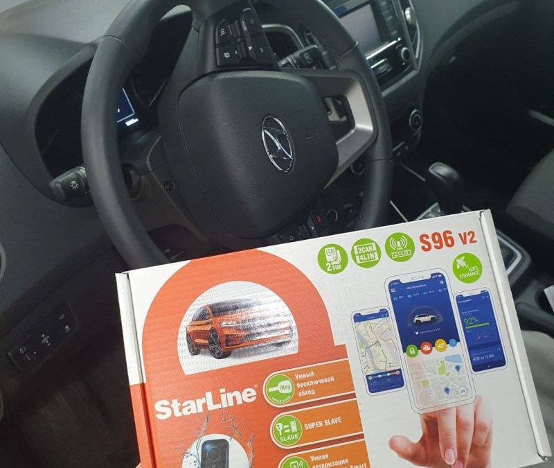 На автомобиль Hyundai Creta установили охранный комплекс StarLine S96 с GPS и GSM модулями
