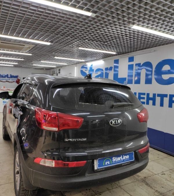 Kia Sportage — установка охранной системы StarLine A93