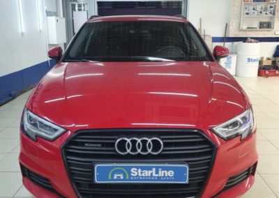 На Audi установили охранный комплекс StarLine S96 v2 со встроенным модулем GSM