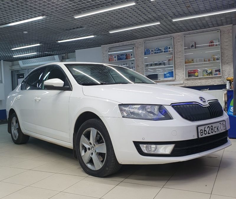 На автомобиль Skoda Octavia был установлен охранный комплекс StarLin S96 v2