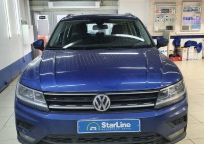 На автомобиль VW Tiguan 2 поколения установили автосигнализацию StarLine S96 V2