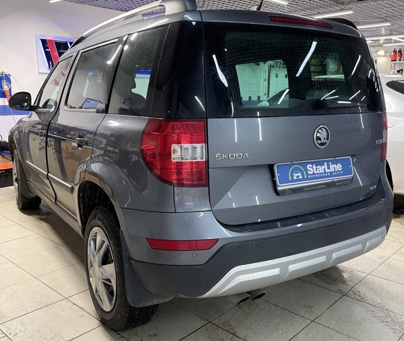 На автомобиль Skoda Yeti установили автосигнализацию StarLine S96 V2