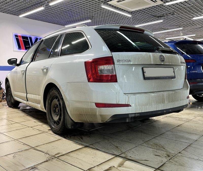 Skoda Octavia — установили охранный комплекс StarLine S96 V2