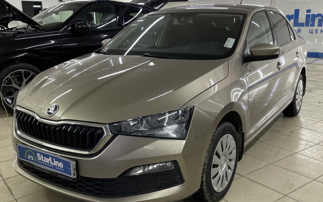 StarLine A93 V2 — установка на автомобиль Skoda Rapid