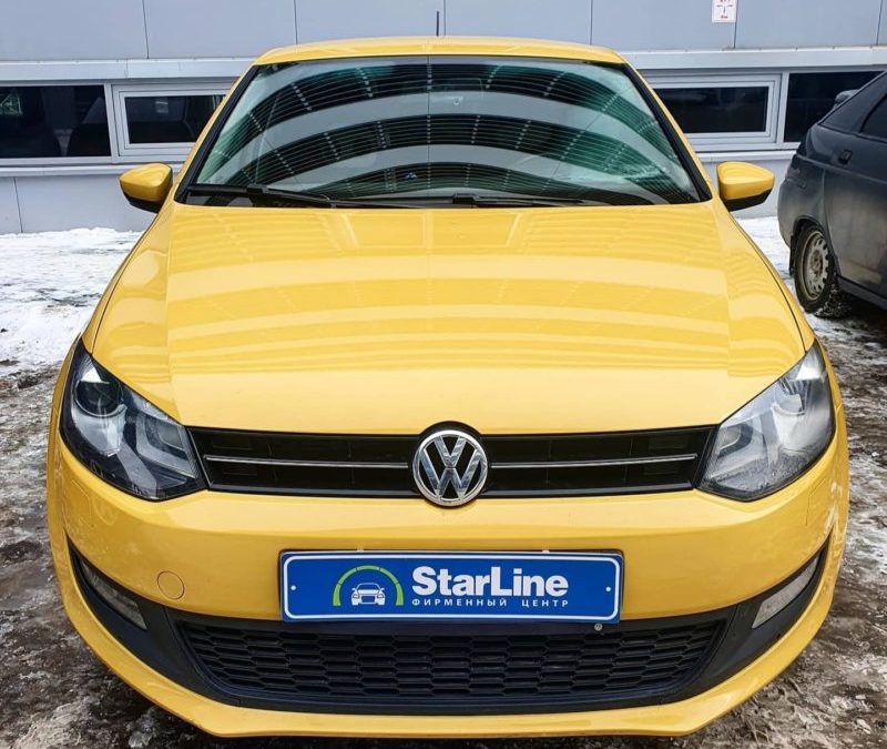 На Volkswagen Polo установили охранный комплекс StarLine S96 V2 GSM