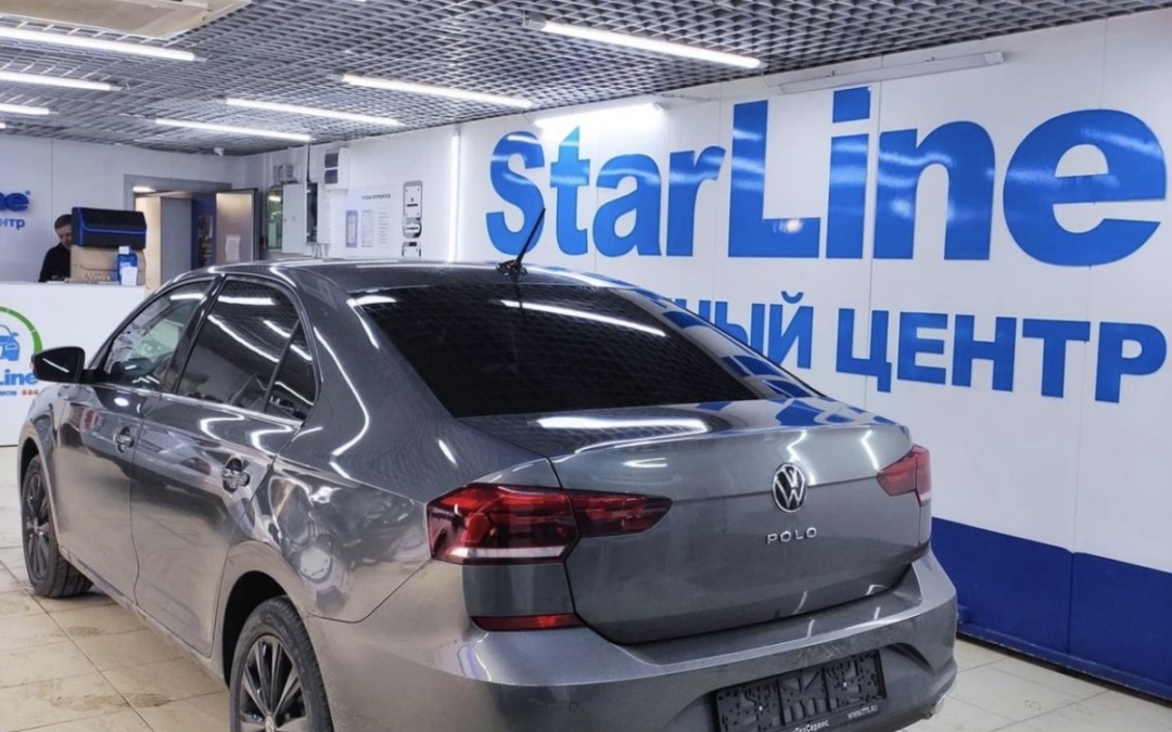 Volkswagen Polo — установили охранный комплекс StarLine A93
